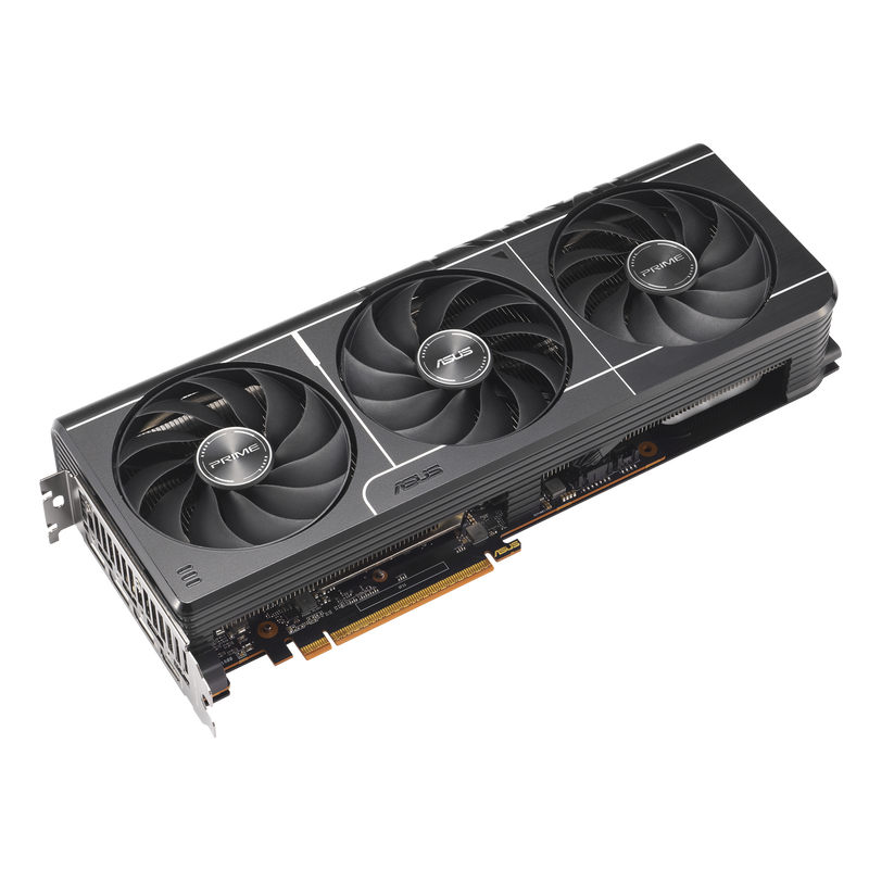 ASUS Prime Radeon RX 9070 XT OC Edition grafikkort sideprofil