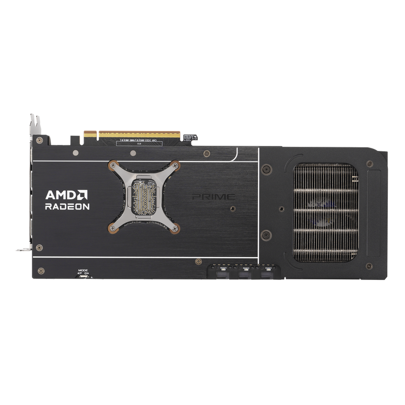 ASUS Prime Radeon RX 9070 XT OC Edition strømtilkoblinger