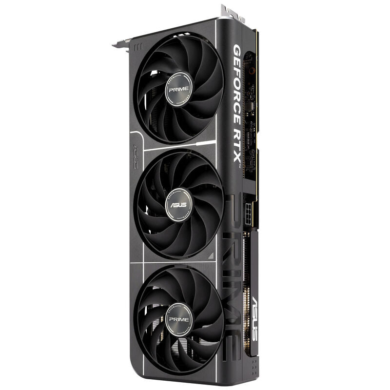 Detalj av kjøleblokk på ASUS Prime RTX 5060 Ti OC Edition grafikkort