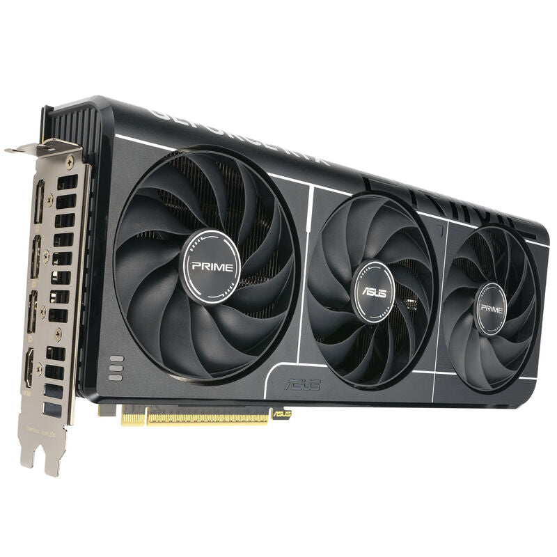 ASUS Prime RTX 5070 OC Edition grafikkort sett fra siden