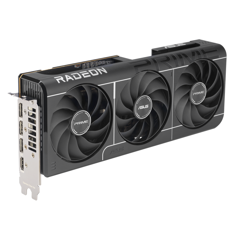 ASUS Prime RX 9070 EVO OC Edition montert i PC
