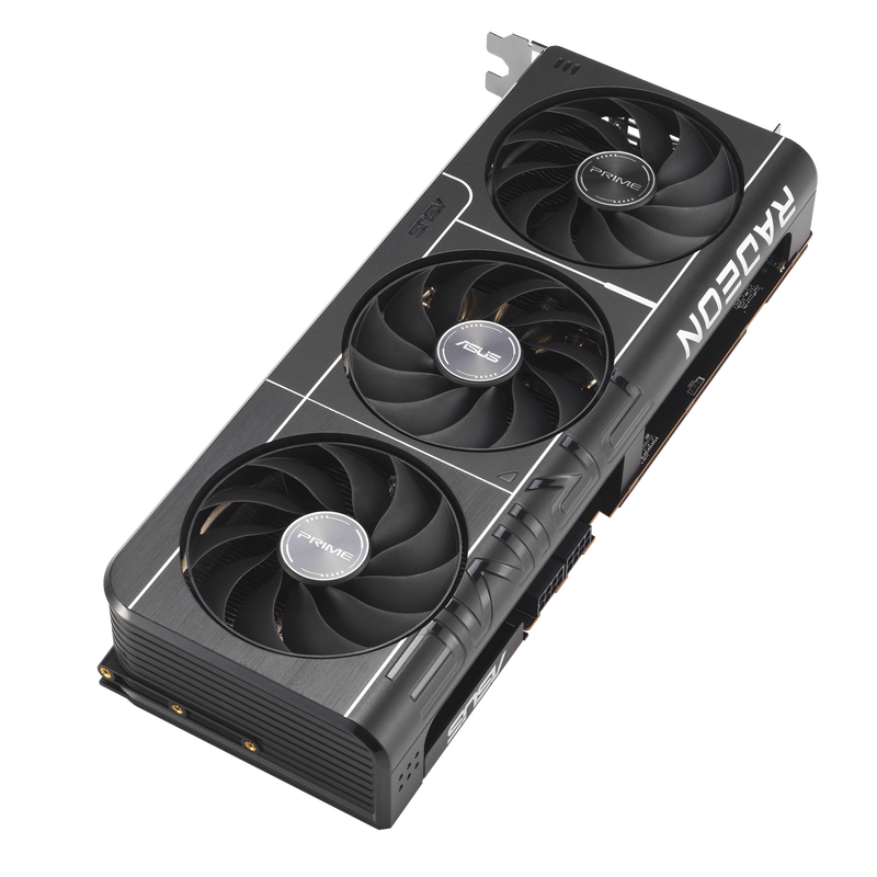 ASUS Prime RX 9070 OC Edition grafikkort med logo