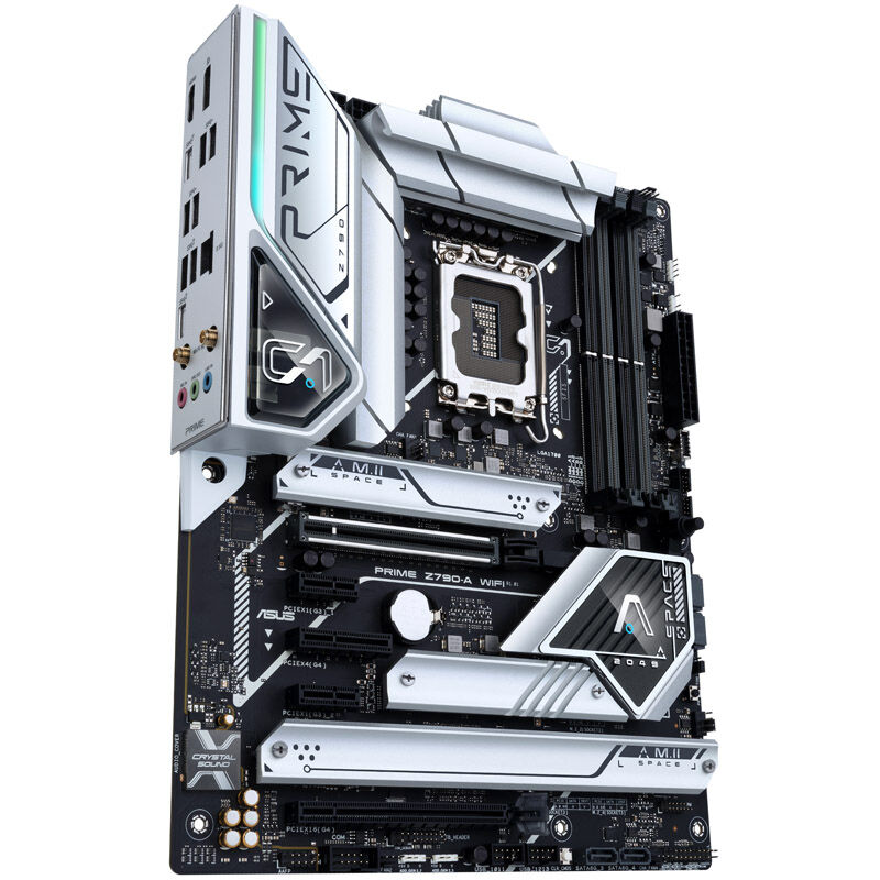 Baksiden av ASUS Prime Z790-A WiFi hovedkort