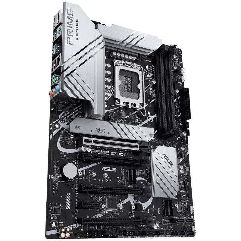 USB- og LAN-porter på ASUS Prime Z790-P hovedkort