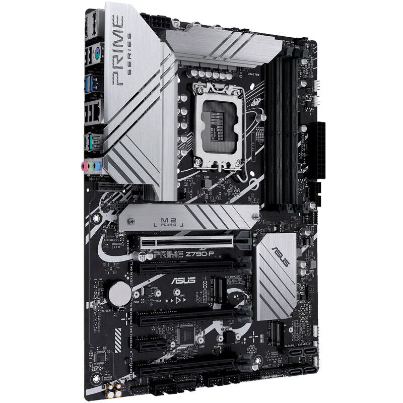 Strømforsyningsdel på ASUS Prime Z790-P hovedkort med VRM-kjøling