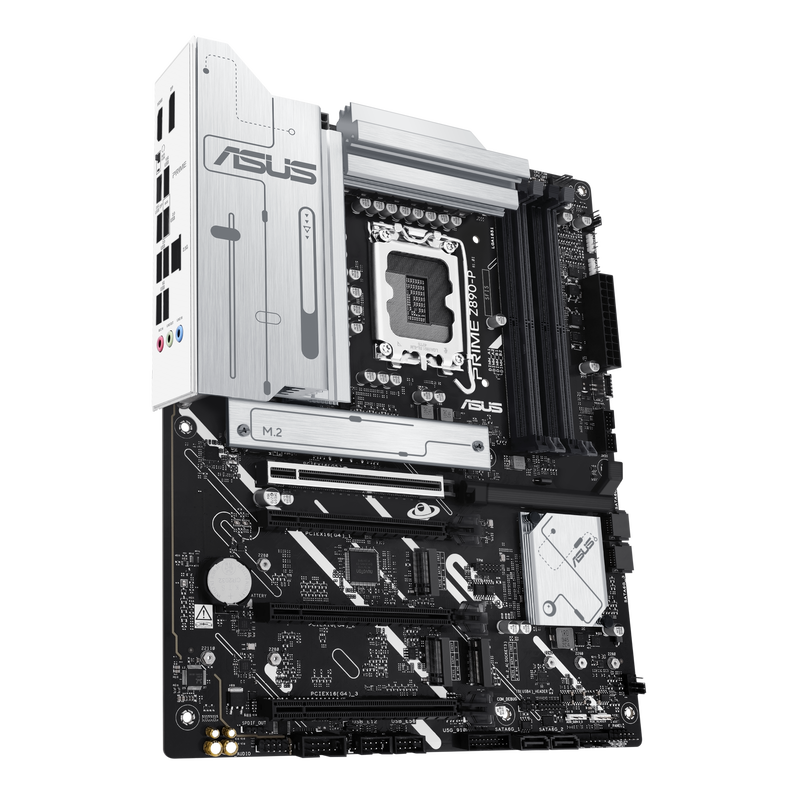 Nærbilde av ASUS Prime Z890-P hovedkort minneplasser