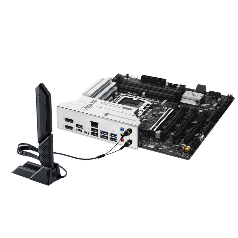 ASUS Prime Z890M Plus WiFi hovedkort mATX LGA 1851 DDR5 - ASUS