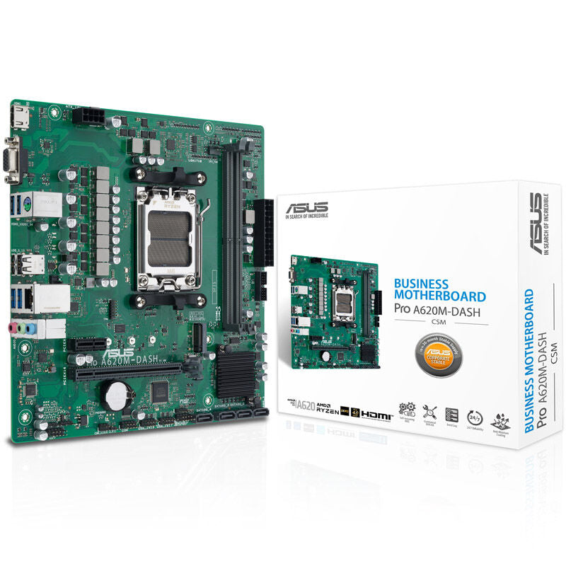 ASUS Pro A620M-DASH-CSM hovedkort forfra
