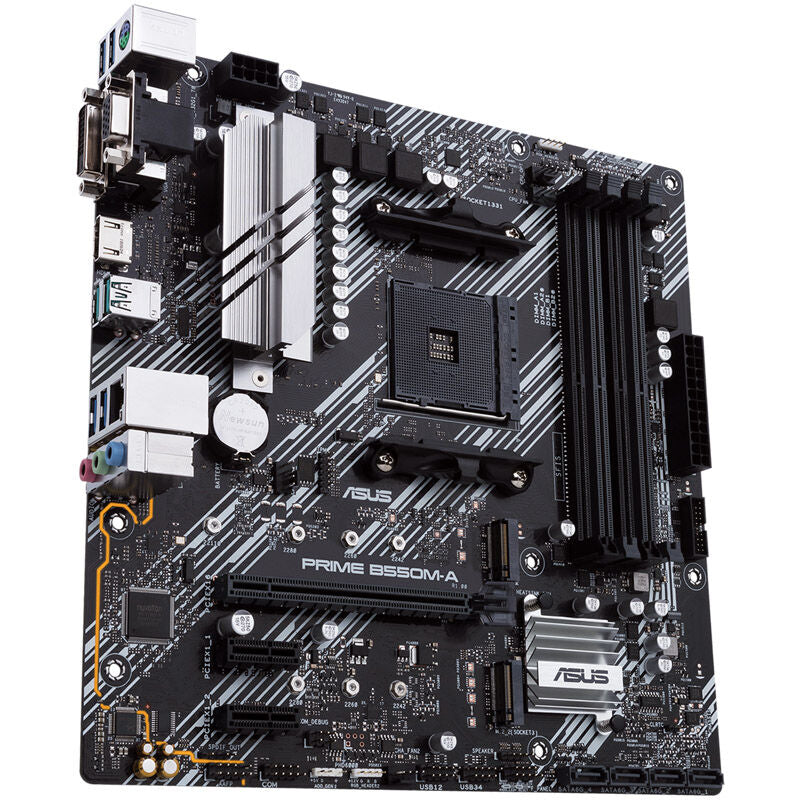 USB-porter på ASUS PRO B550M-C/CSM hovedkort