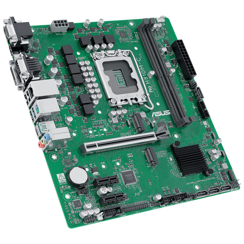 Bakside av ASUS Pro B810M-C-CSM hovedkort