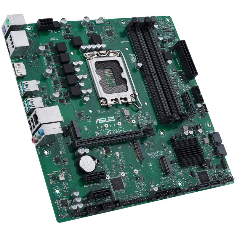 ASUS PRO Q670M-C-CSM hovedkort bakside