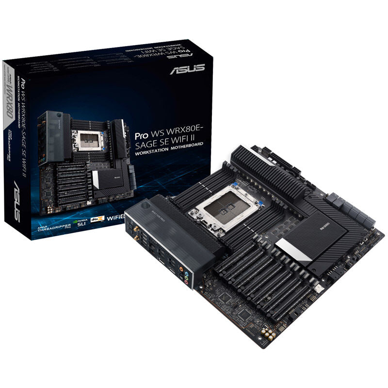 ASUS PRO WS WRX80E-SAGE SE WIFI II hovedkort forfra