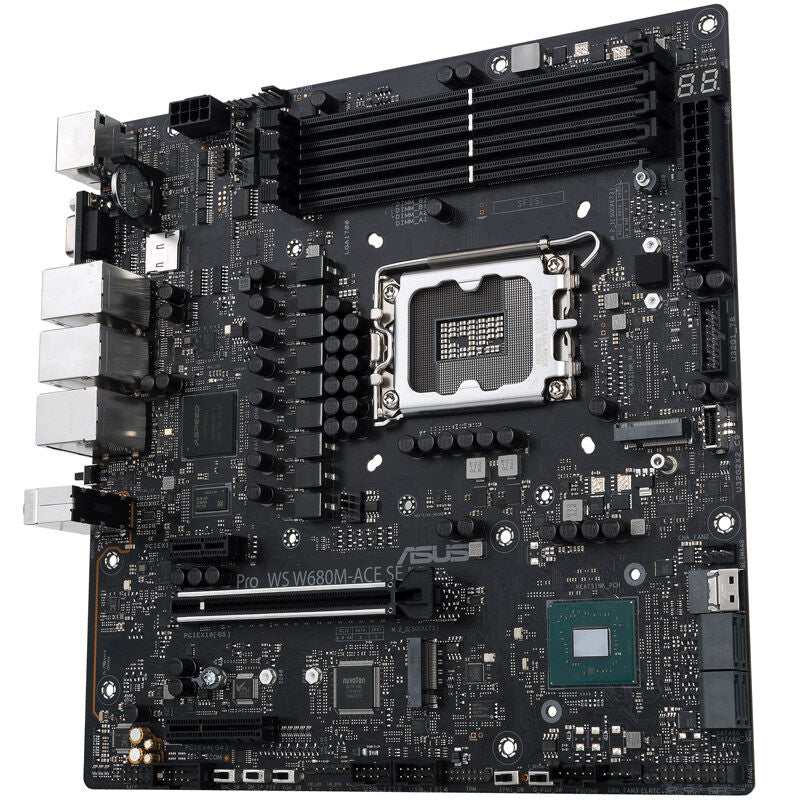 ASUS Pro WS W680M-ACE SE hovedkort med PCIe-spor