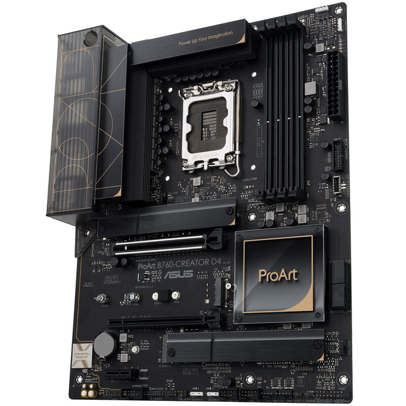 ASUS ProArt B760-Creator D4 hovedkort med koblinger
