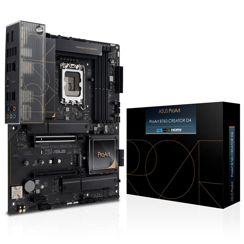 ASUS ProArt B760-Creator D4 hovedkort forfra