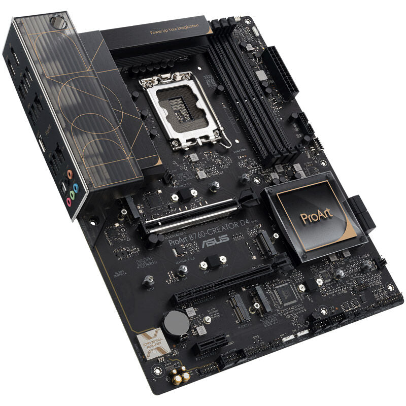 Kjøleribber og komponenter på ASUS ProArt B760-Creator D4