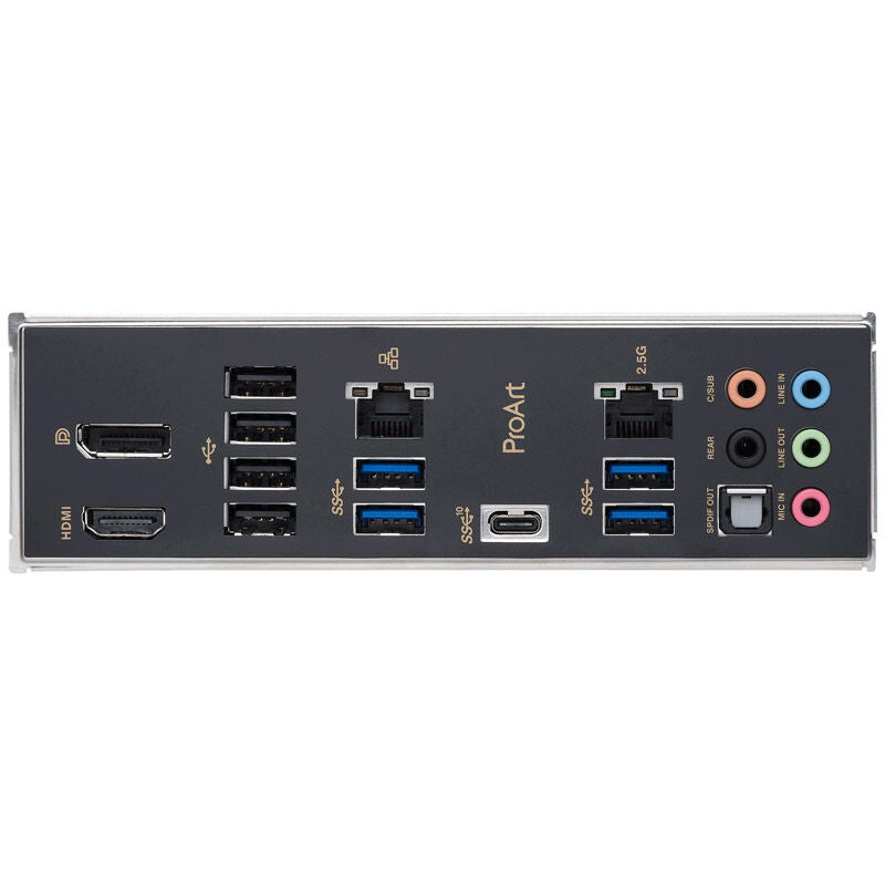 ASUS ProArt B760-Creator D4 installert i PC-kabinett