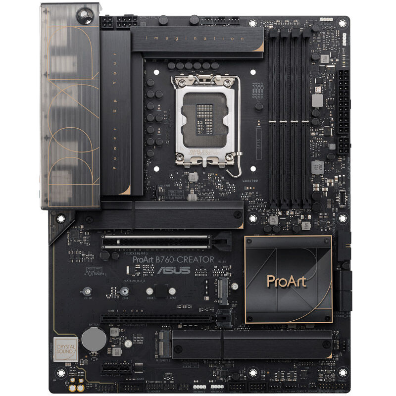 Detalj av ASUS ProArt B760-Creator hovedkort