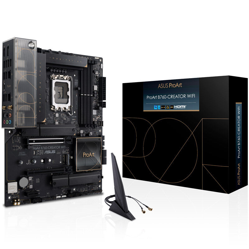 ASUS ProArt B760-CREATOR WIFI hovedkort forfra