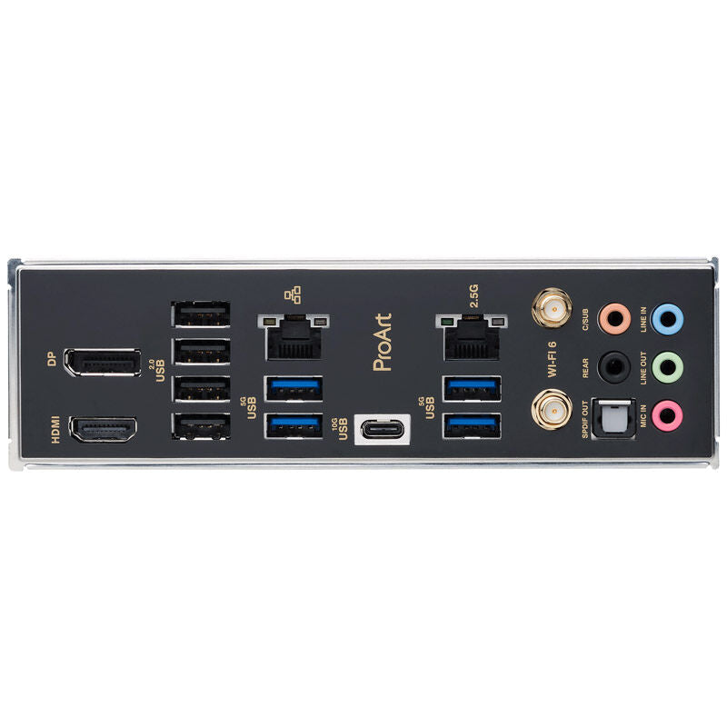 Montert ASUS ProArt B760-CREATOR WIFI hovedkort i PC-kabinett