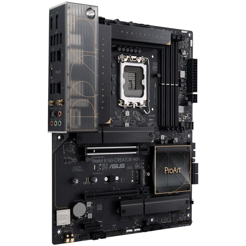 Oversikt over ASUS ProArt B760-CREATOR WIFI hovedkort design