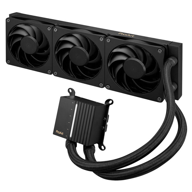 Bakside av ASUS ProArt LC 360 AIO vannkjøling 360 mm svart