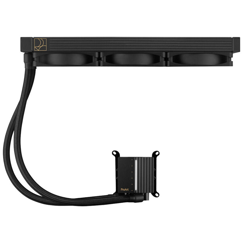 Nærbilde av pumpe på ASUS ProArt LC 360 AIO vannkjøling 360 mm svart