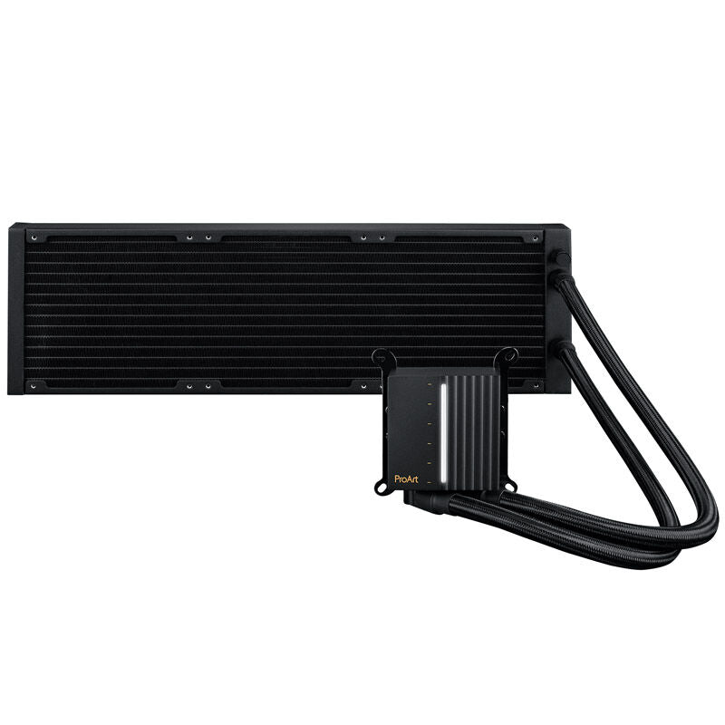 ASUS ProArt LC 420 AIO vannkjøling 420 mm montert i PC