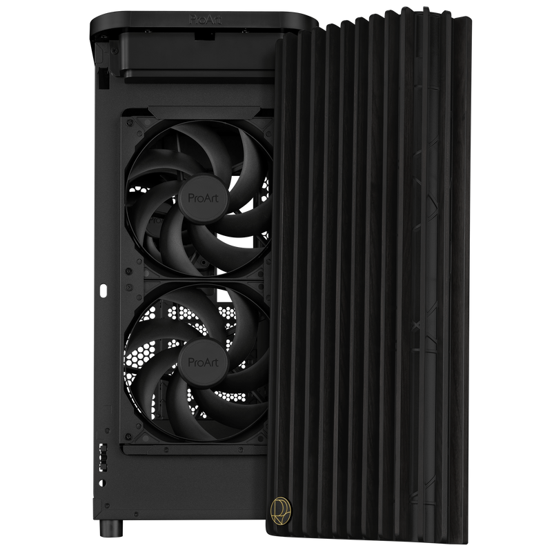 ASUS ProArt PA401 Wood Edition kabinett midtårn ATX svart - ASUS