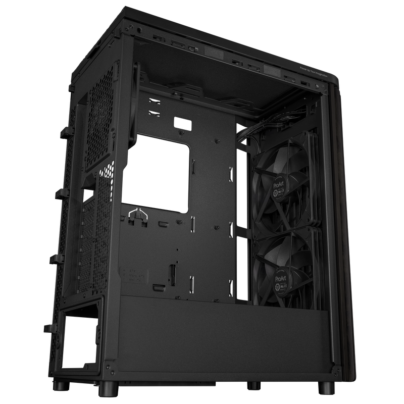 ASUS ProArt PA401 Wood Edition kabinett midtårn ATX svart - ASUS