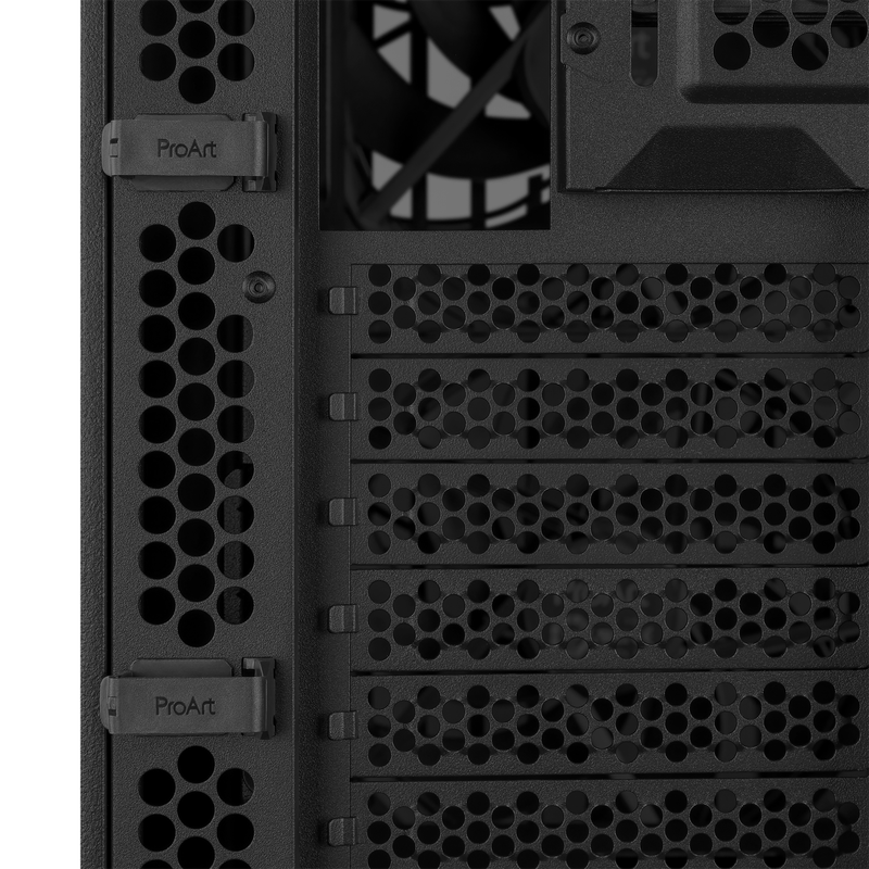 ASUS ProArt PA401 Wood Edition kabinett midtårn ATX svart - ASUS