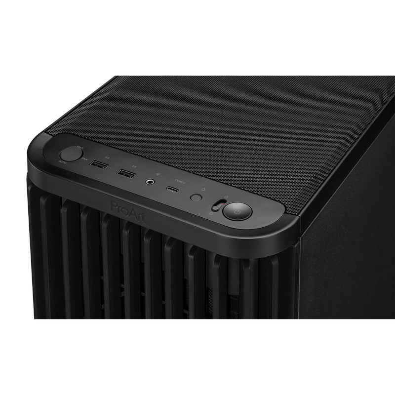 ASUS ProArt PA401 Wood Edition kabinett midtårn ATX svart - ASUS
