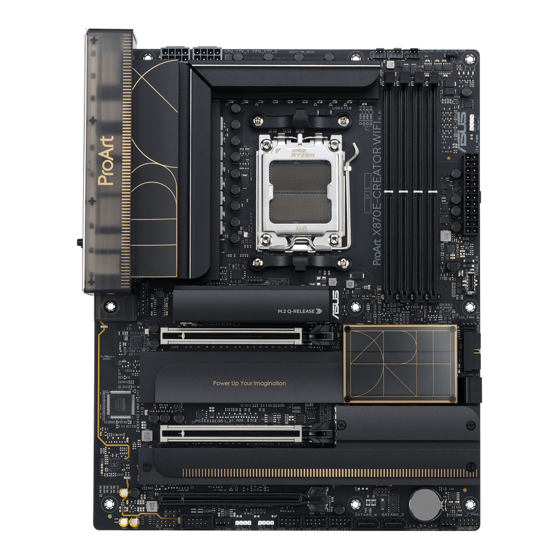 ASUS ProArt X870E-Creator WiFi hovedkort bakside