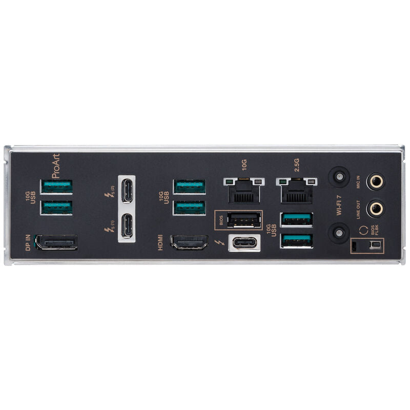 Montert ASUS ProArt Z890-Creator WiFi hovedkort i PC-kabinett