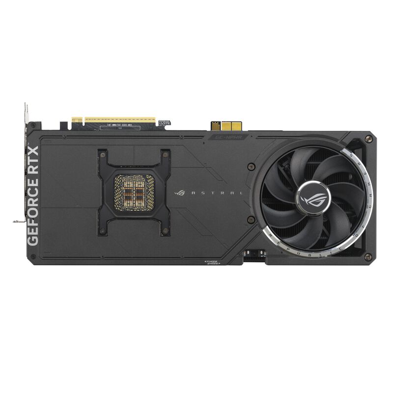 Montert ASUS ROG Astral RTX 5090 BTF OC grafikkort i PC