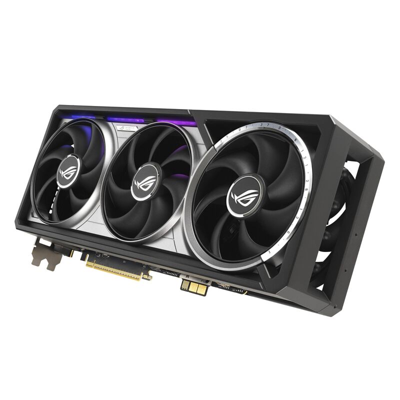 ASUS ROG Astral RTX 5090 BTF OC grafikkorts porter og tilkoblinger