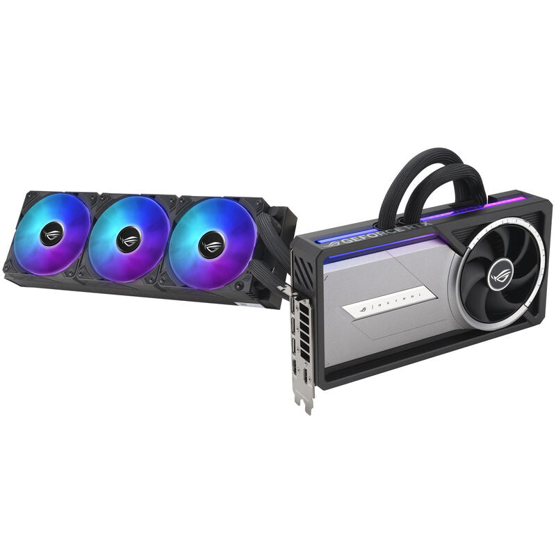 ASUS ROG Astral RTX 5090 LC grafikkort med 360 mm radiator
