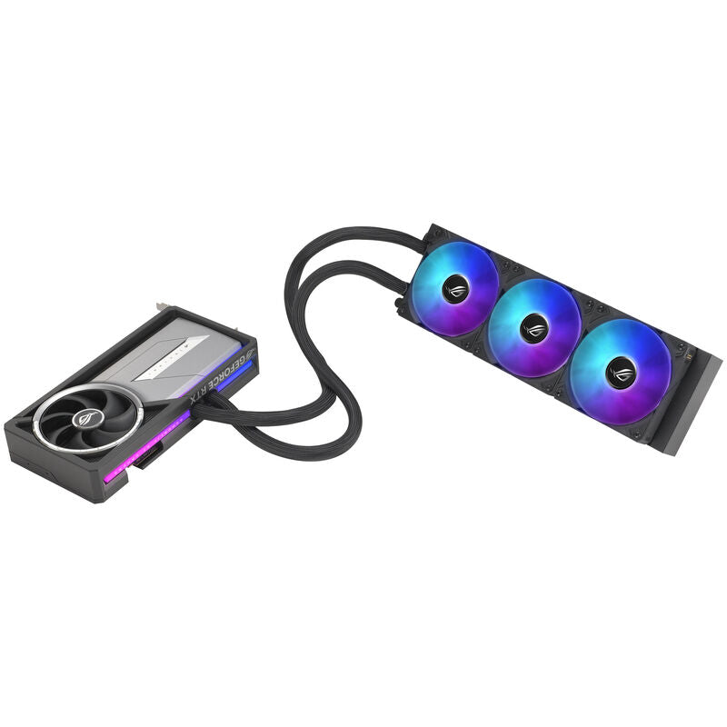 ASUS ROG Astral RTX 5090 LC grafikkort under vifte