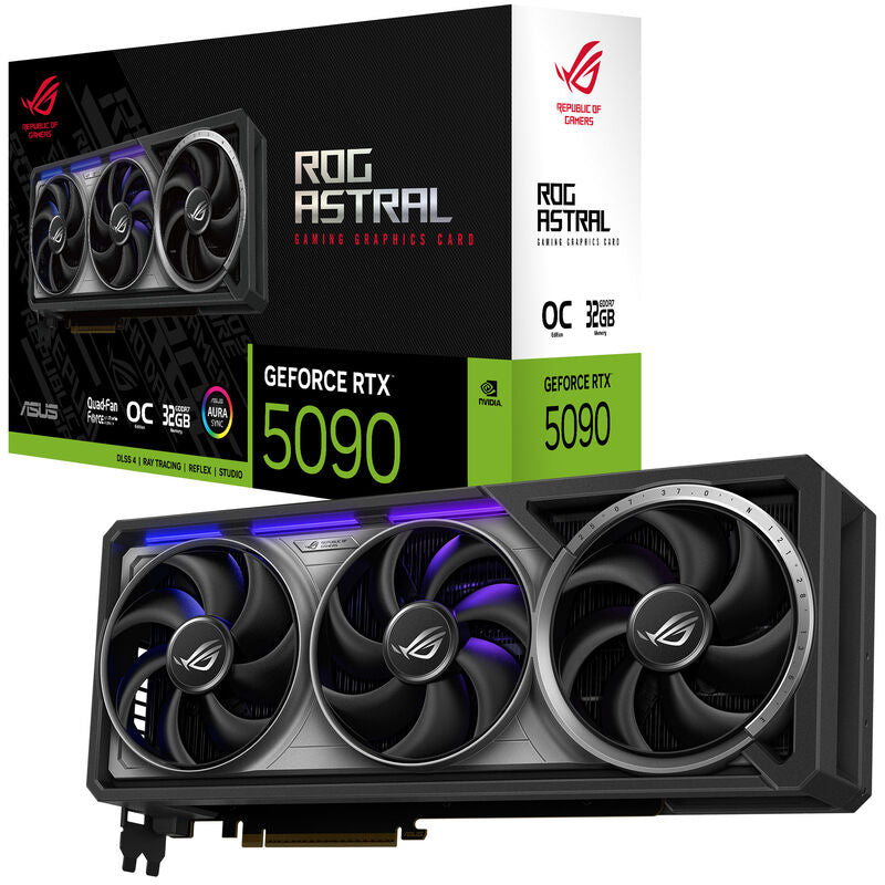 ASUS ROG Astral RTX 5090 OC grafikkort forfra