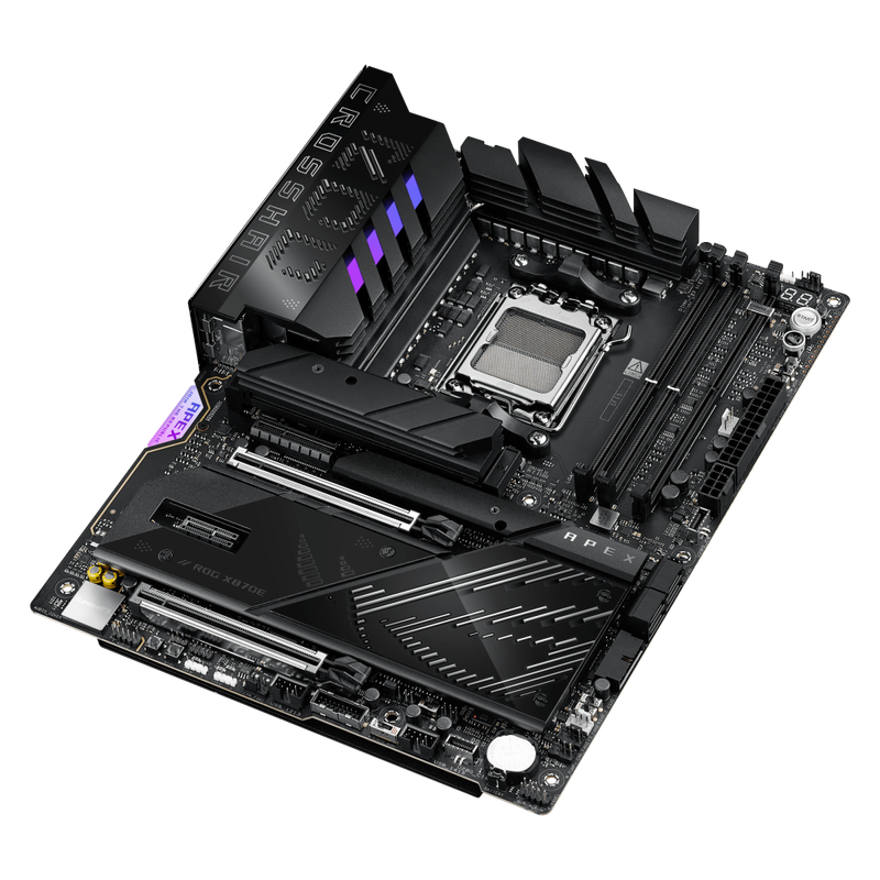 ASUS ROG Crosshair X870E APEX hovedkort PCIe-porter