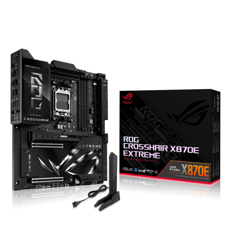 ASUS ROG Crosshair X870E EXTREME hovedkort forfra