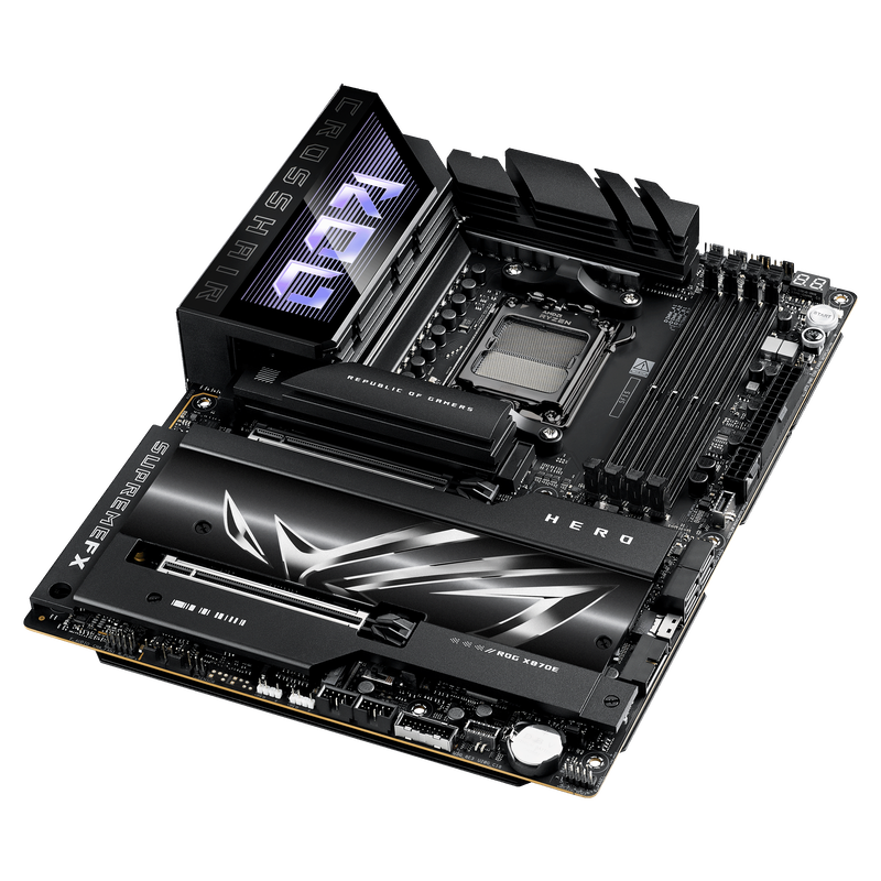 Oversikt ASUS ROG Crosshair X870E Hero hovedkort