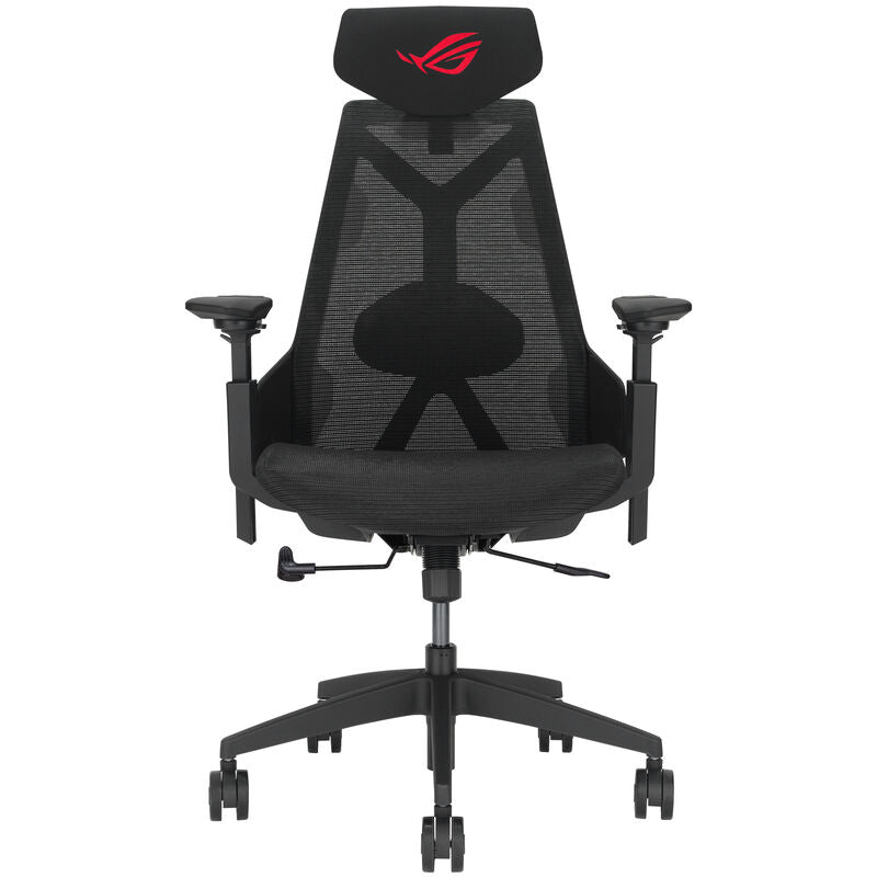 ASUS ROG Destrier Ergo Core gamingstol mesh svart bakside