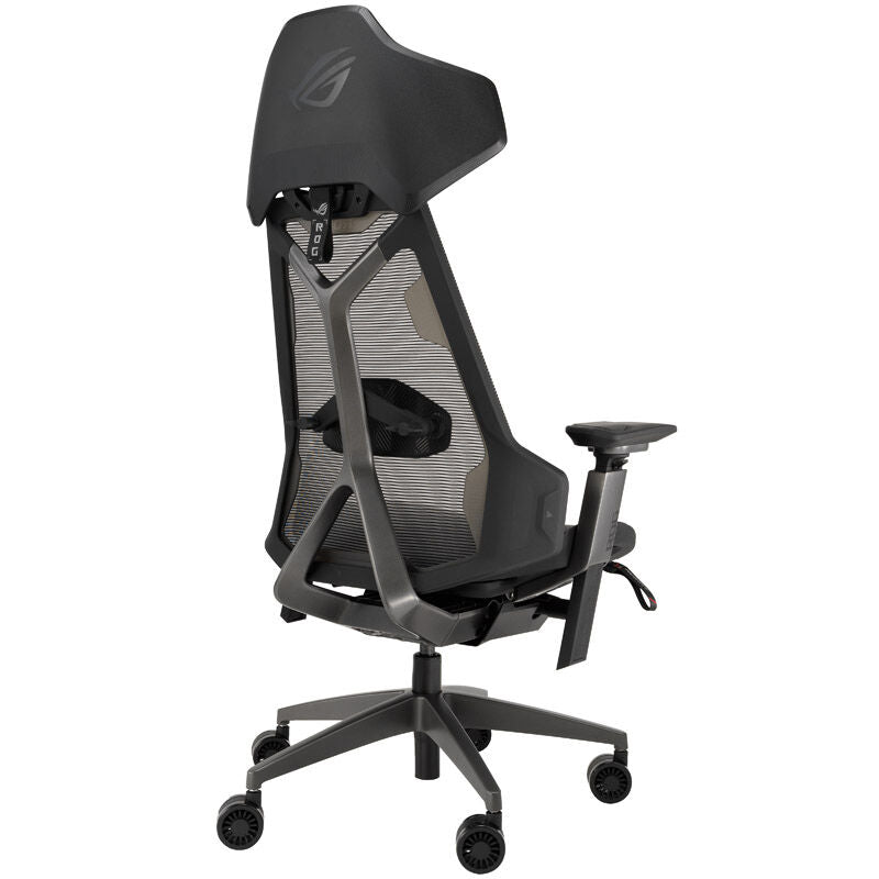 ASUS ROG Destrier Ergo gamingstol svart med hodestøtte