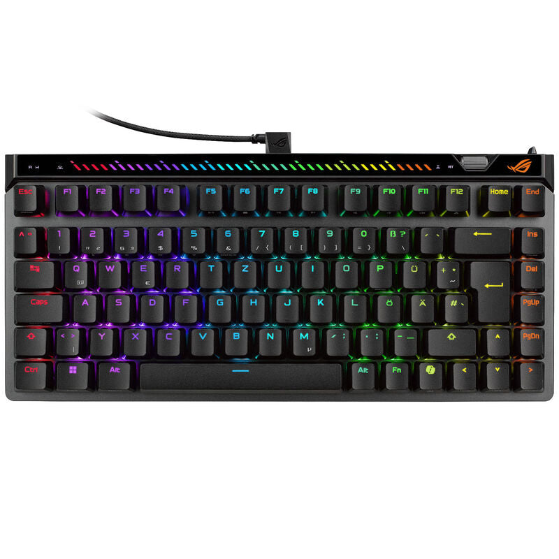 Nærbilde av ASUS ROG Falchion Ace 75 HE gamingtastatur switch