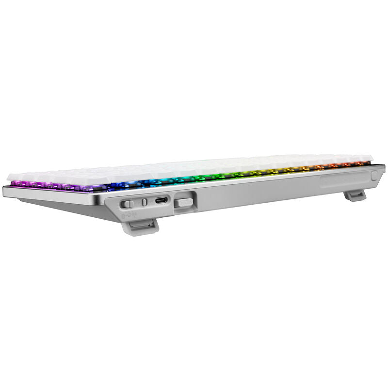 Multifunksjonsratt på ASUS ROG Falchion RX Low Profile trådløs gamingtastatur 65% hvit