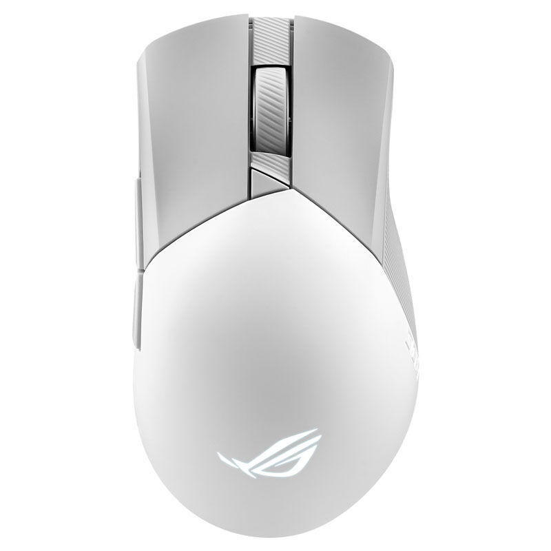 ASUS ROG Gladius III Wireless Aimpoint gamingmus bakside hvit