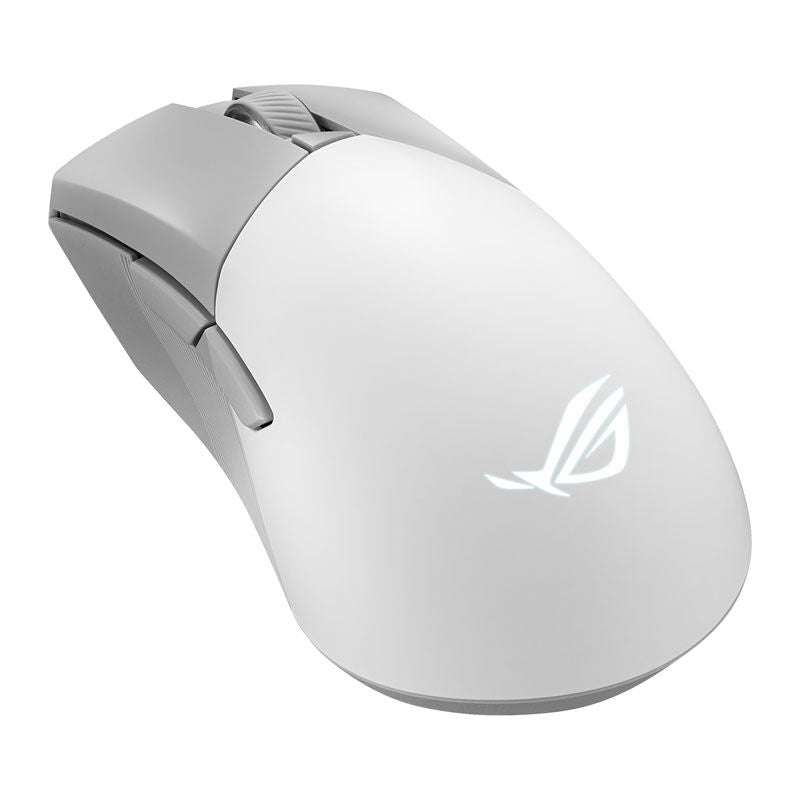 Nærbilde av RGB-belysning på ASUS ROG Gladius III Wireless Aimpoint gamingmus