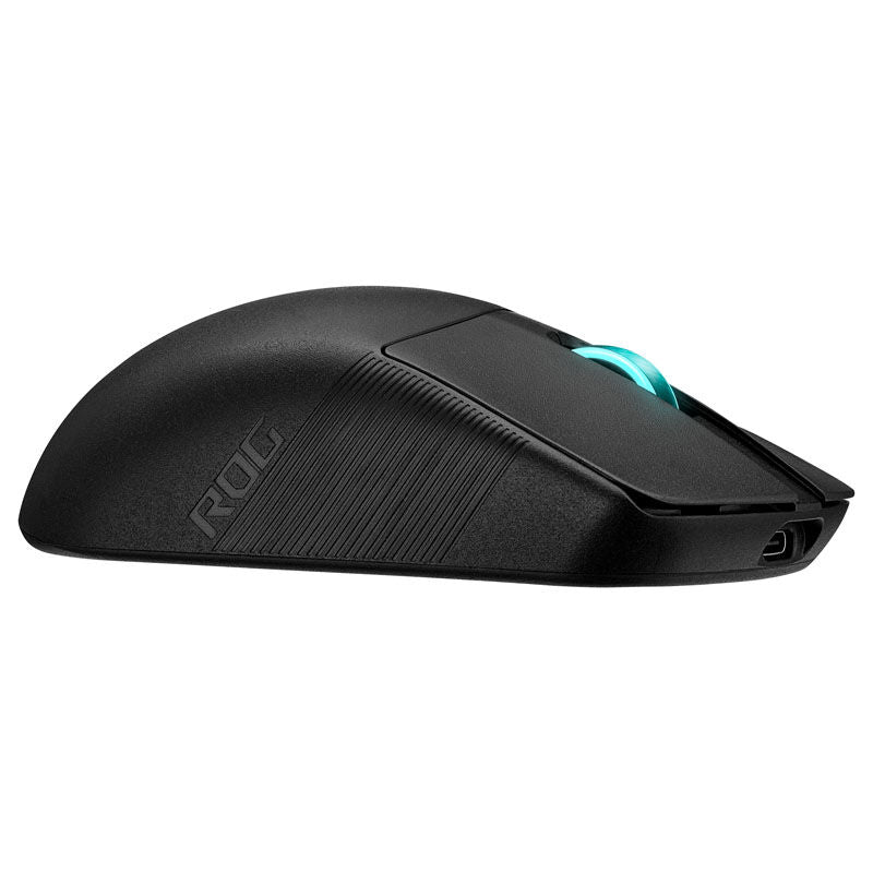 ASUS ROG Harpe Ace Aim Lab Edition trådløs gamingmus sideprofil