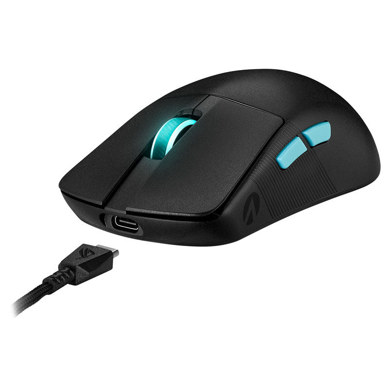 ASUS ROG Harpe Ace Aim Lab Edition trådløs gamingmus med USB-C kabel